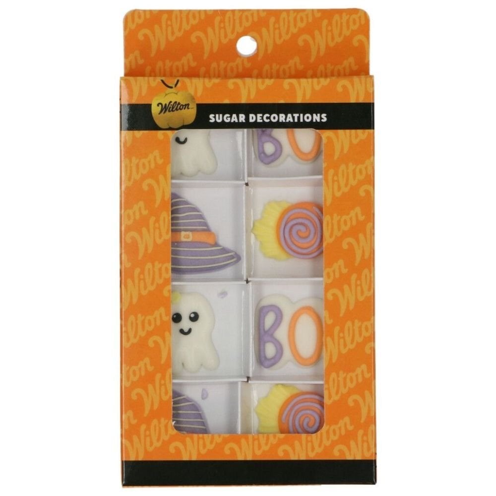 Cute Halloween Sugar Decorations Set Of 8