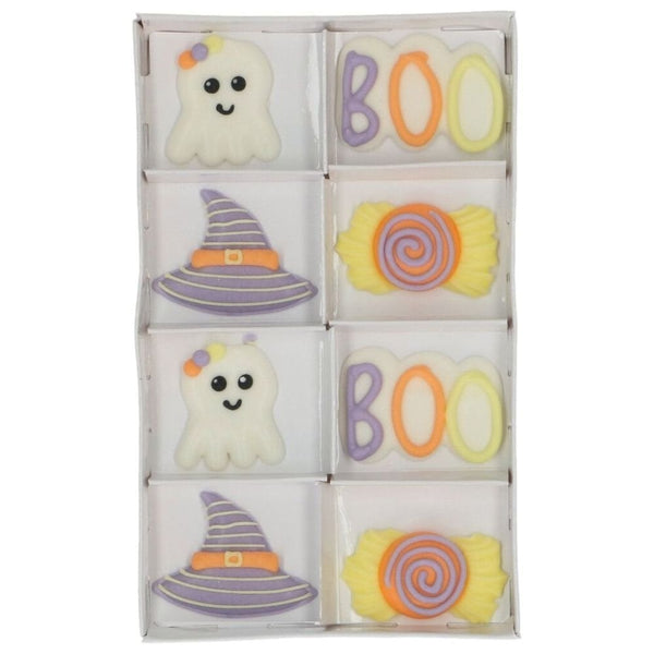 Cute Halloween Sugar Decorations Set Of 8