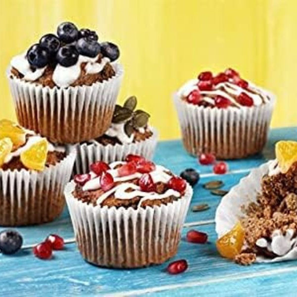 White Muffin Cups x 75