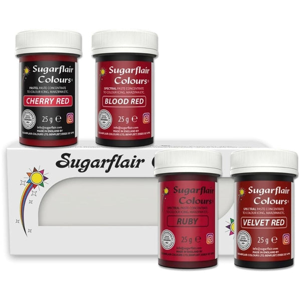 Red Food Colour Paste Set Of 4
