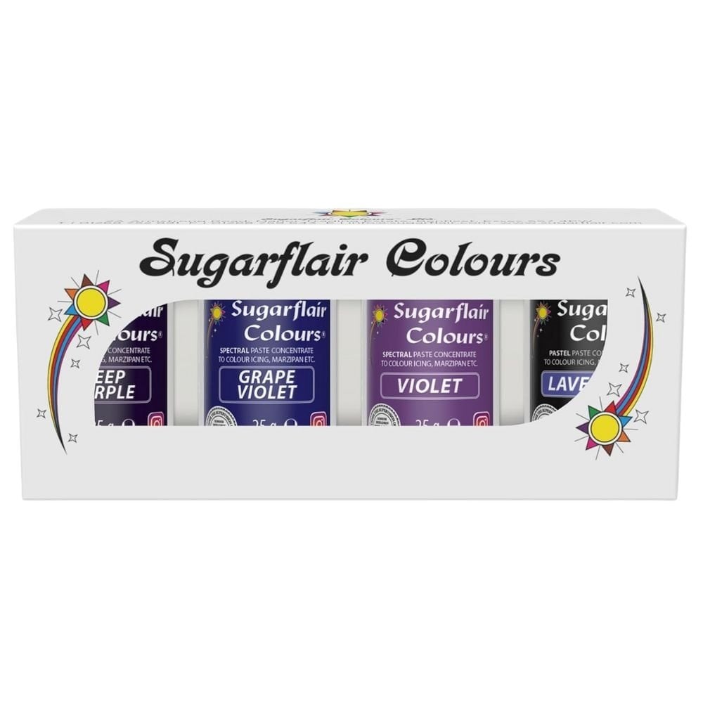 Purple Food Colour Paste Set Of 4