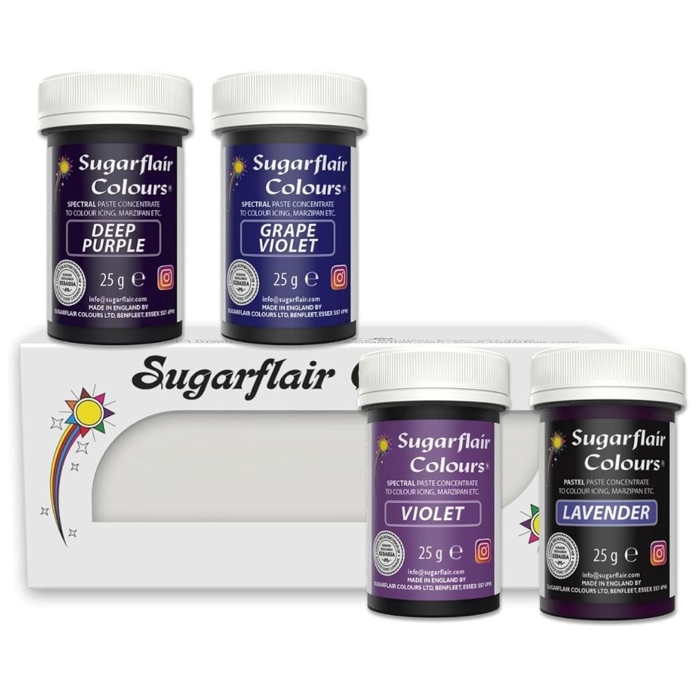 Purple Food Colour Paste Set Of 4