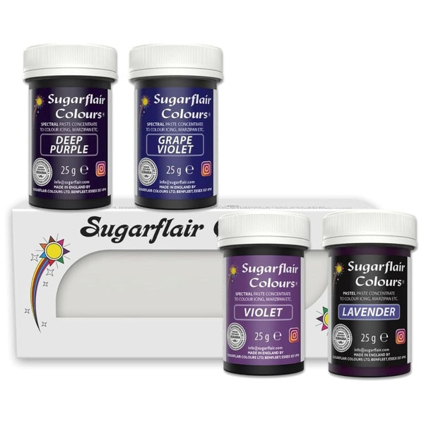 Purple Food Colour Paste Set Of 4