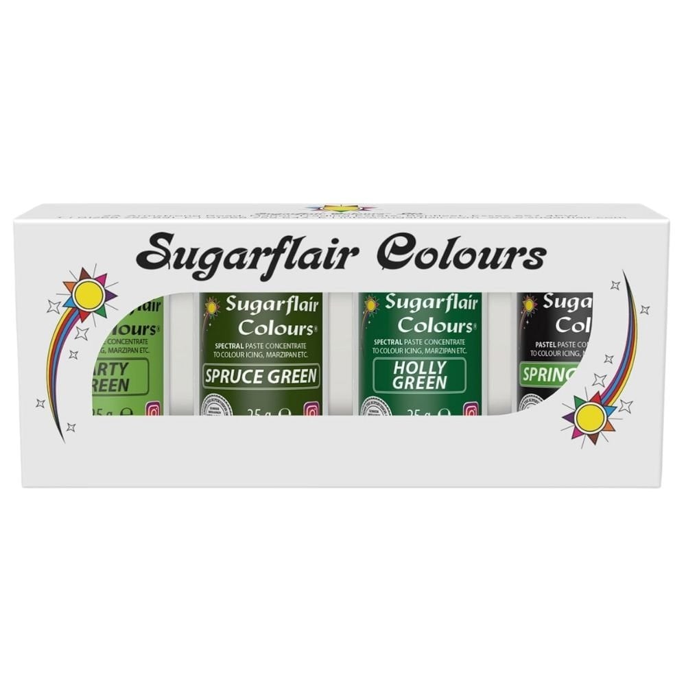 Green Food Colour Paste Set Of 4