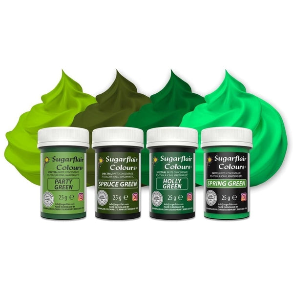 Green Food Colour Paste Set Of 4