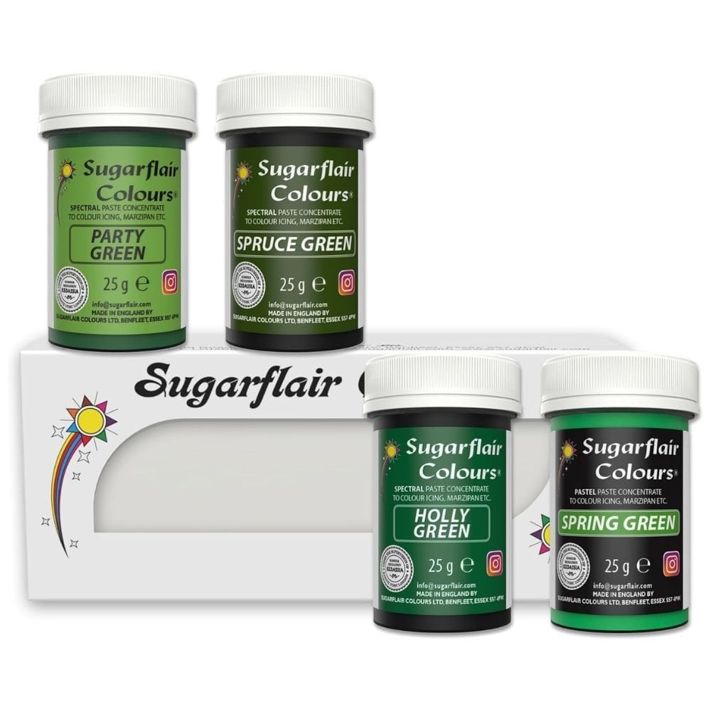 Green Food Colour Paste Set Of 4