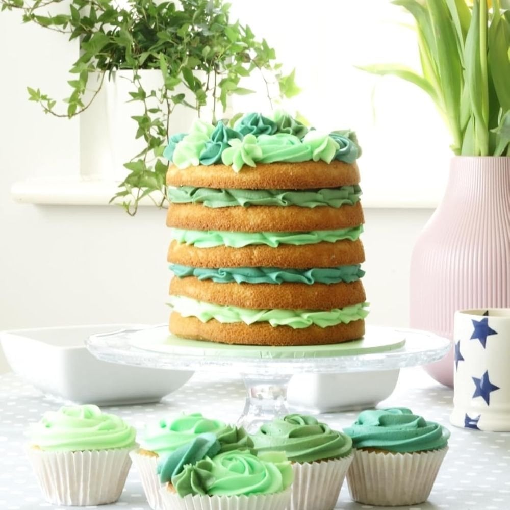 Green Food Colour Paste Set Of 4