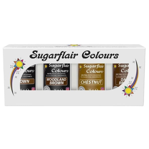 Brown Food Colour Paste Set Of 4