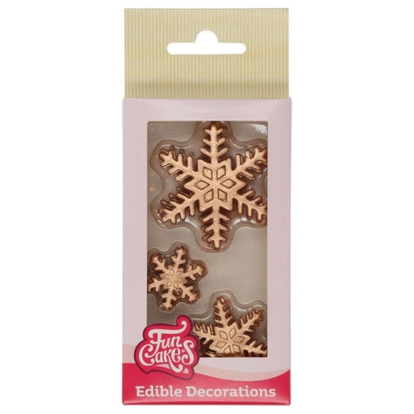Bronze Ice Crystal Mixed Topper Set Of 12