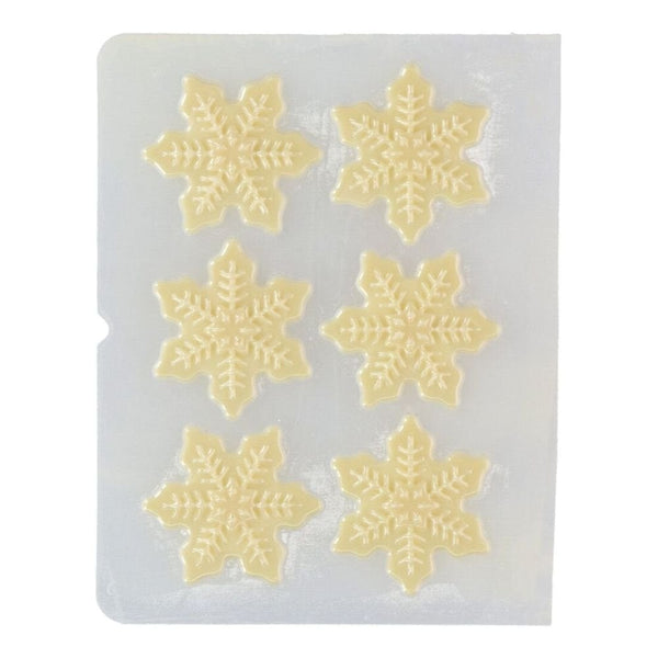 Snowflake Chocolate Decorations Set Of 6