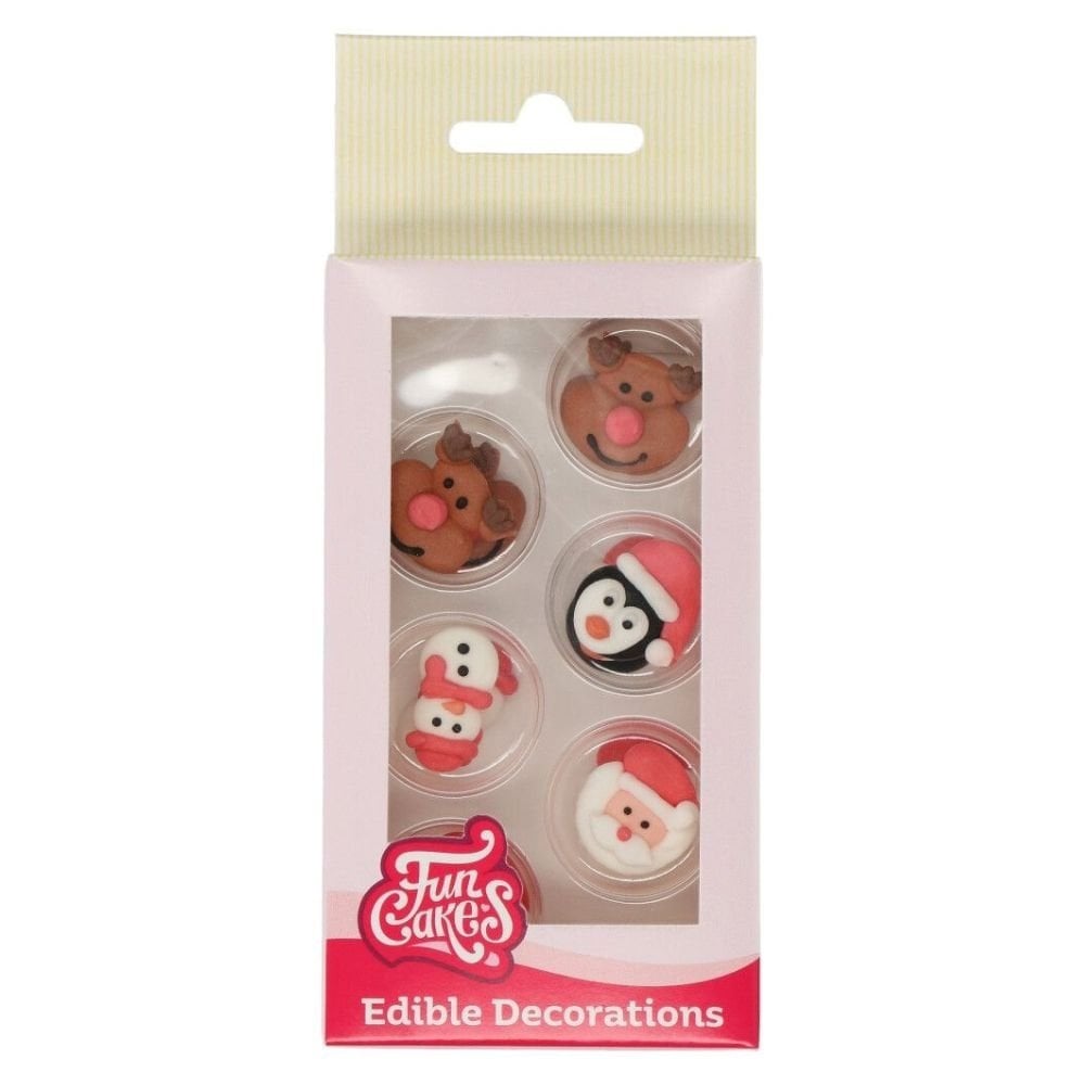 Christmas Sugar Decorations Set Of 12