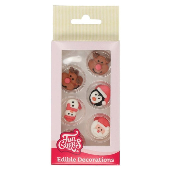 Christmas Sugar Decorations Set Of 12