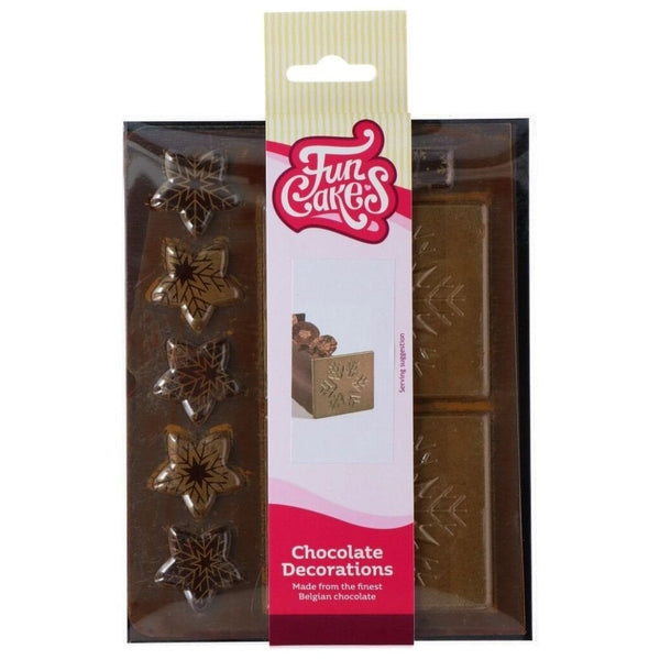 Festive Star Chocolate Decorations Set Of 7