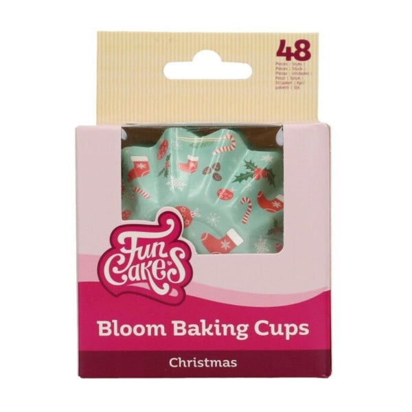 Christmas Bloom Baking Cups x 48