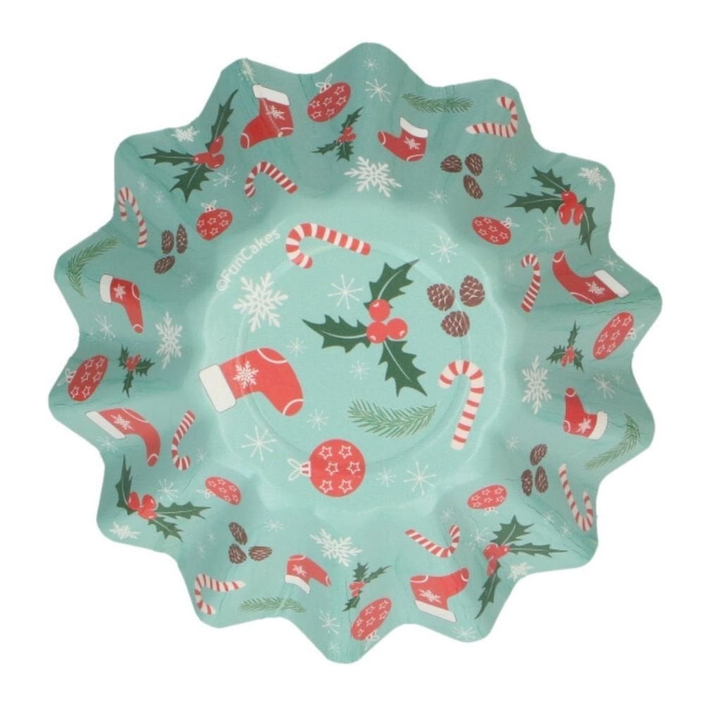 Christmas Bloom Baking Cups x 48