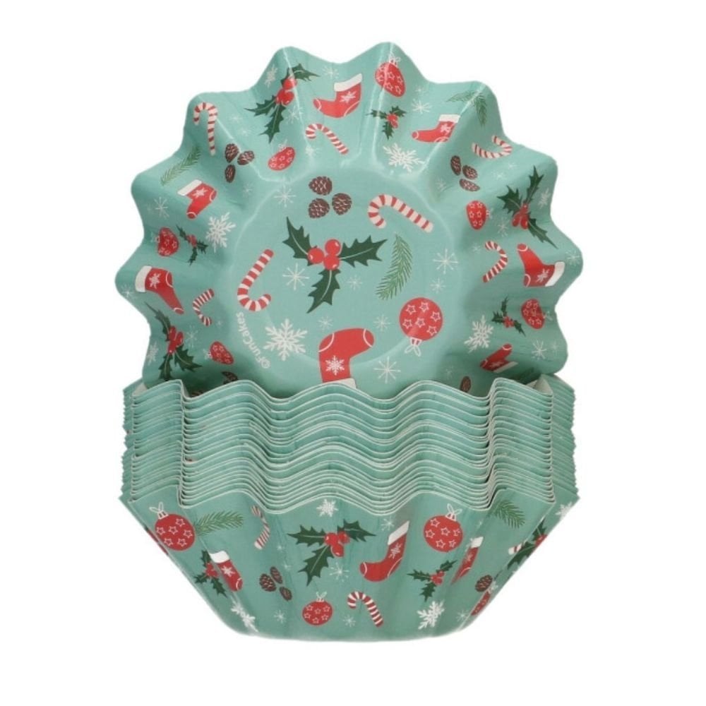 Christmas Bloom Baking Cups x 48