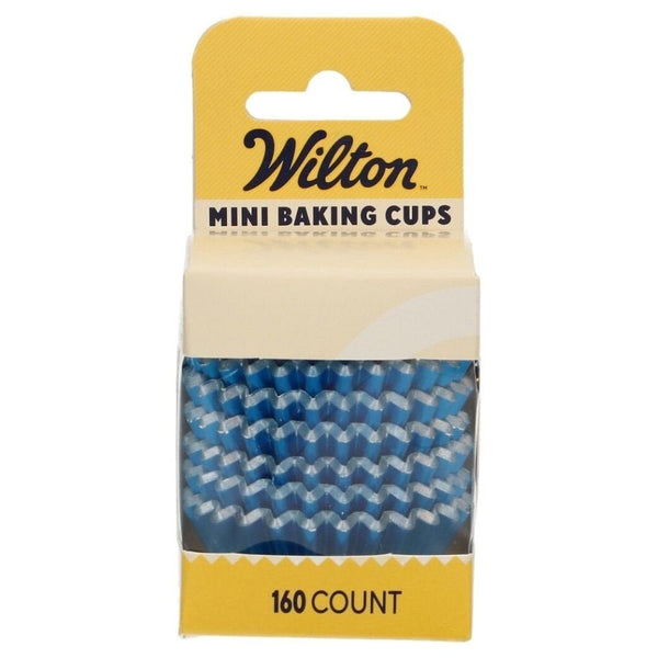 Blue Metallic Mini Baking Cases x 160