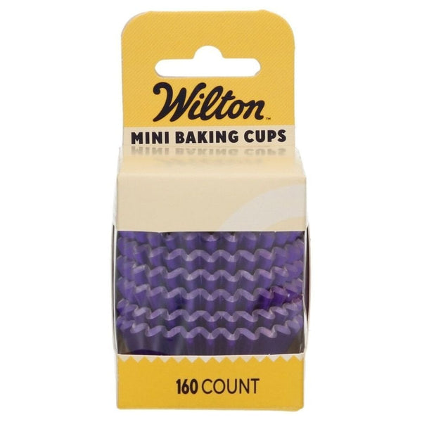 Purple Metallic Mini Baking Cases x 160
