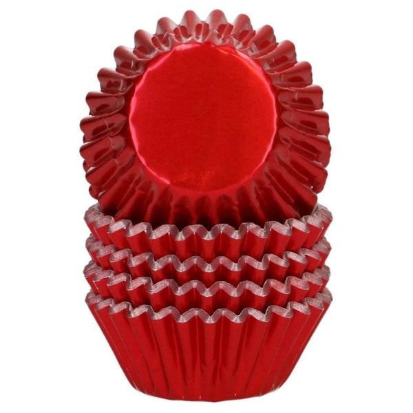 Red Metallic Mini Baking Cases x 160