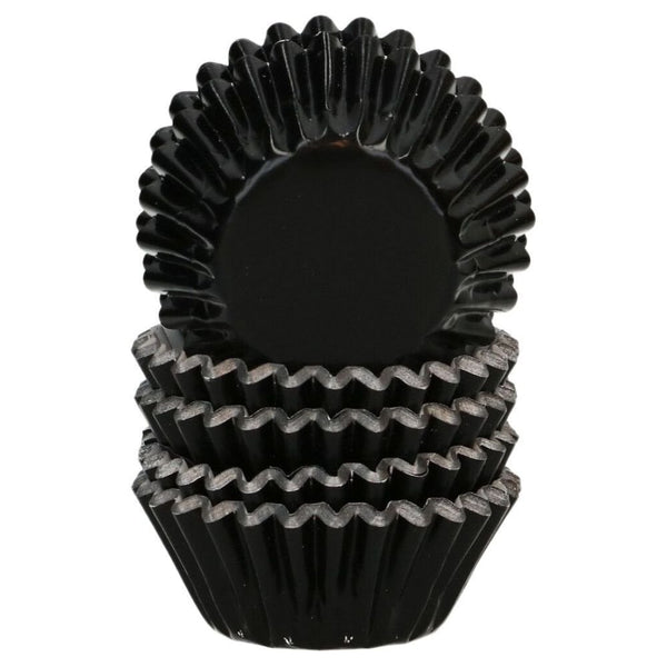 Black Metallic Mini Baking Cases x 160