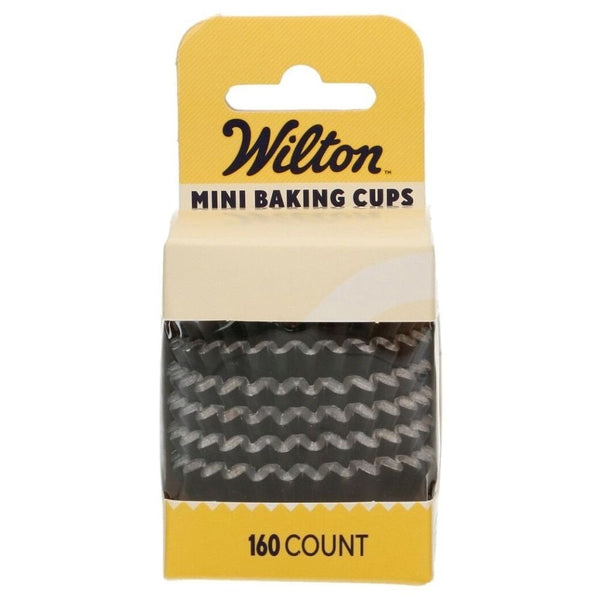 Black Metallic Mini Baking Cases x 160