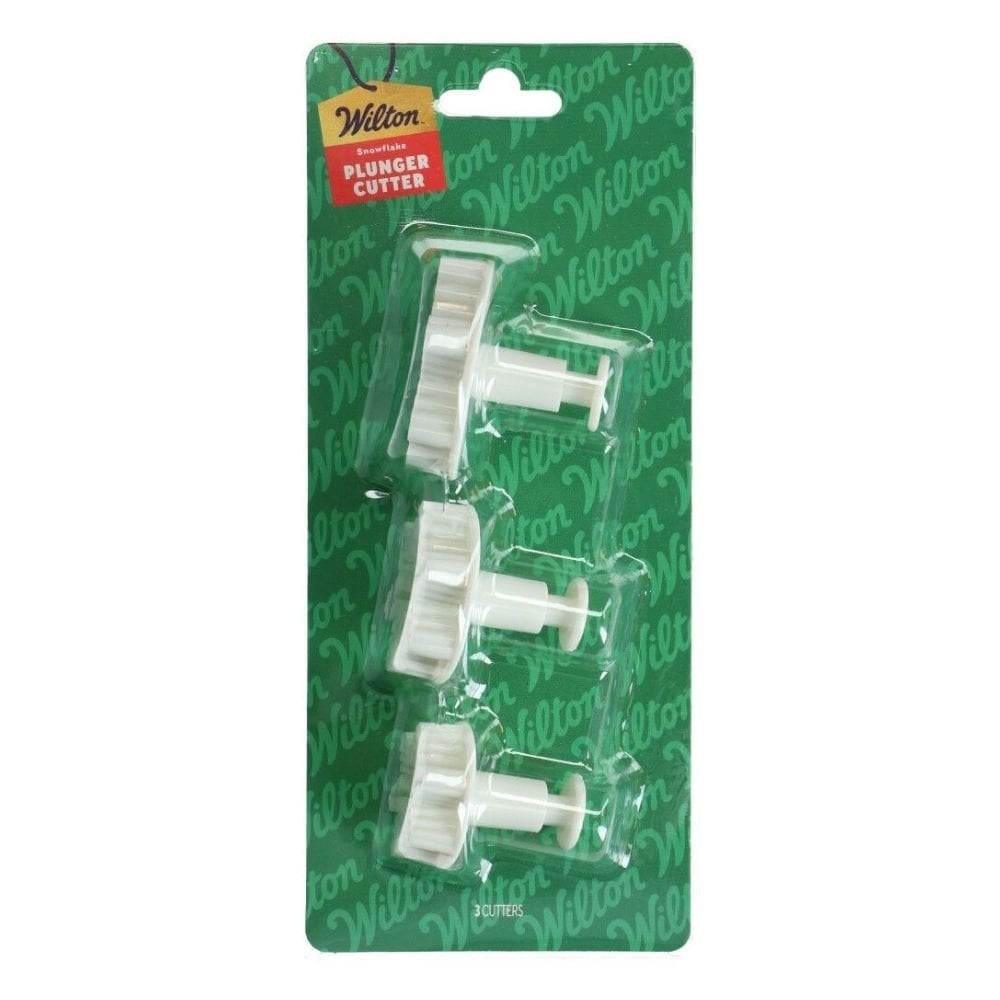Snowflake Plunger Cutter Set Of 3