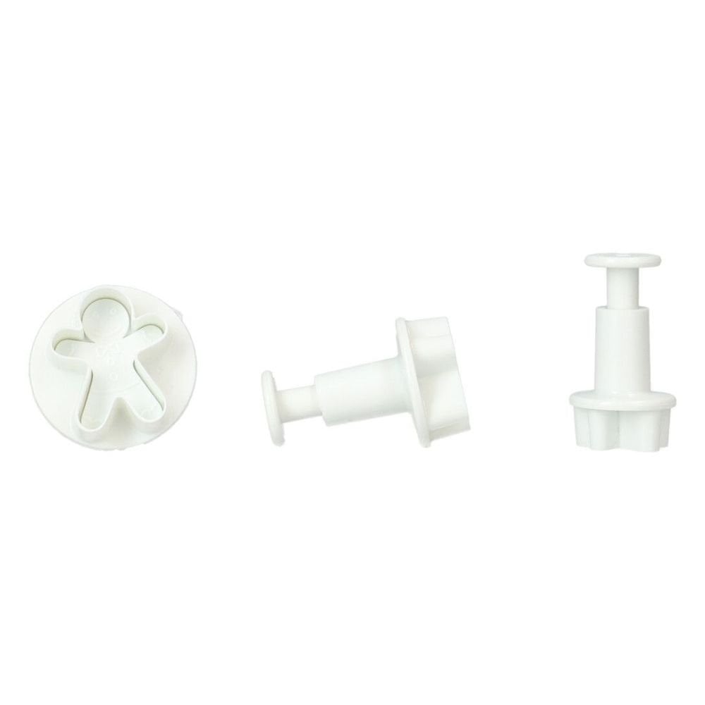 Gingerbread Man Plunger Cutter Set Of 3
