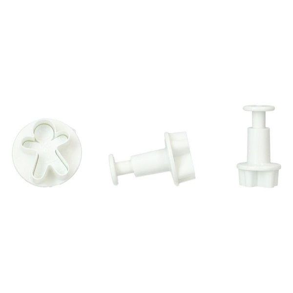 Gingerbread Man Plunger Cutter Set Of 3
