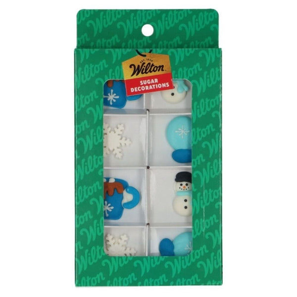 Cozy Winter Sugar Topper Set Of 8