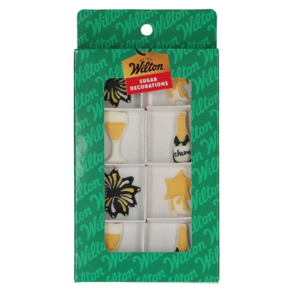 Sparkling Celebration Sugar Topper Set Of 8