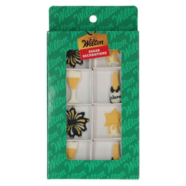Sparkling Celebration Sugar Topper Set Of 8