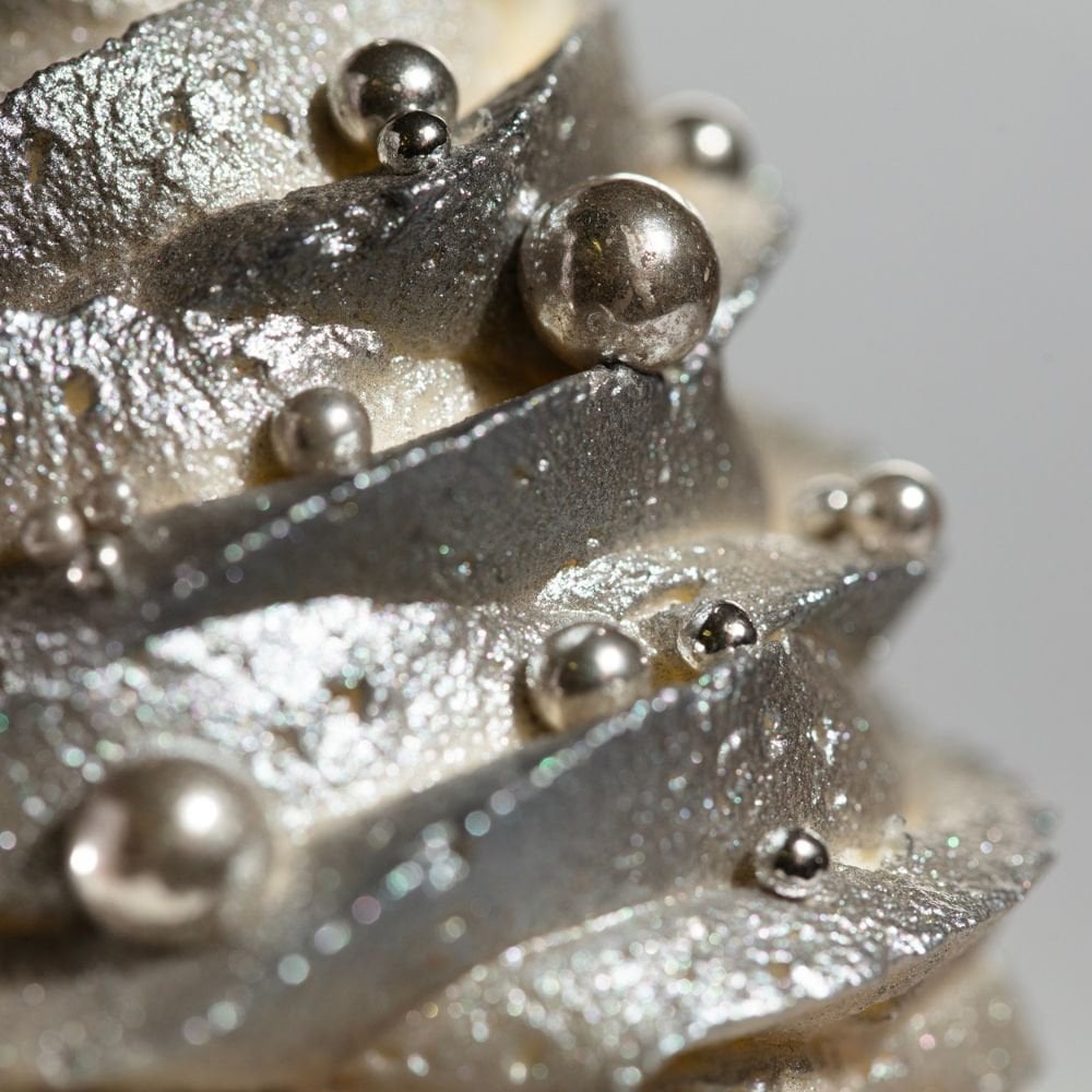 Silver 4mm Sugar Pearls 25g