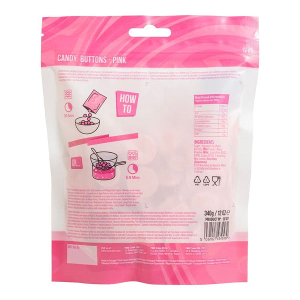 Pink Candy Buttons 340g