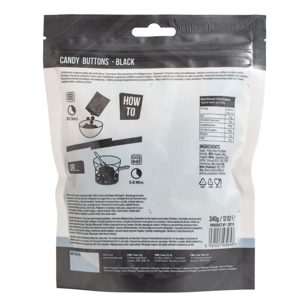 Black Candy Buttons 340g