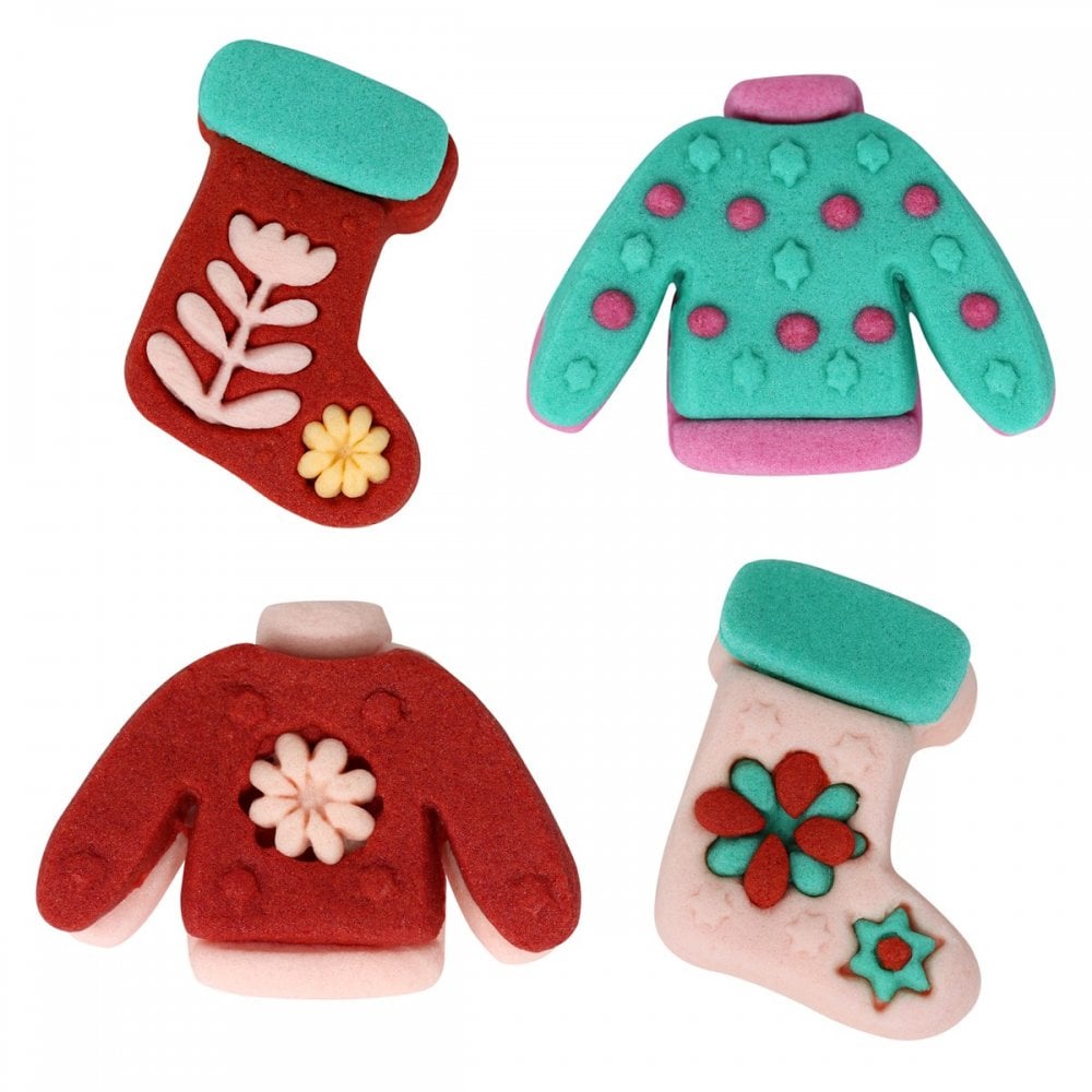 Festive Feels Christmas Sugar Decorations x 12