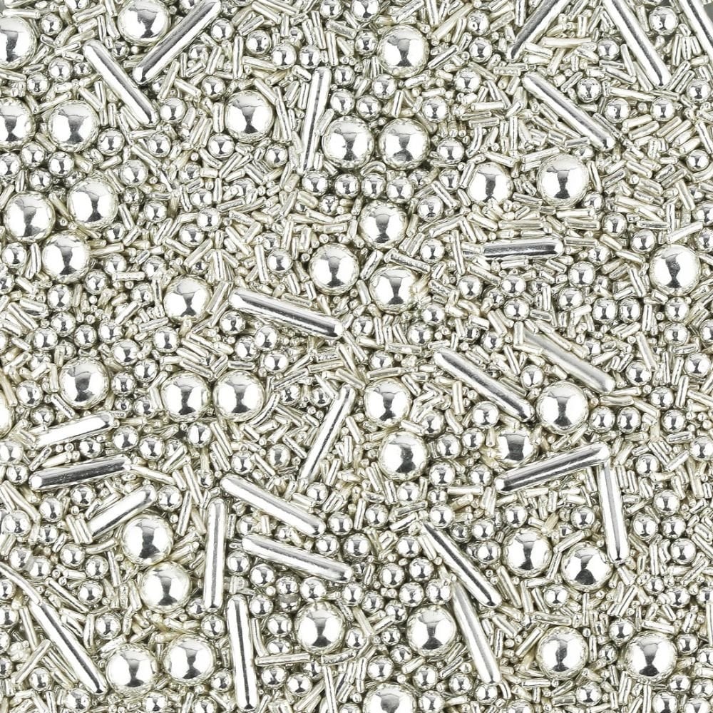 Silver Sprinkle Mix 90g