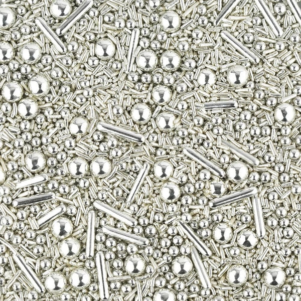 Silver Sprinkle Mix 90g