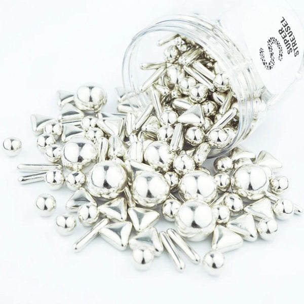 Silver Sprinkle Mix 90g