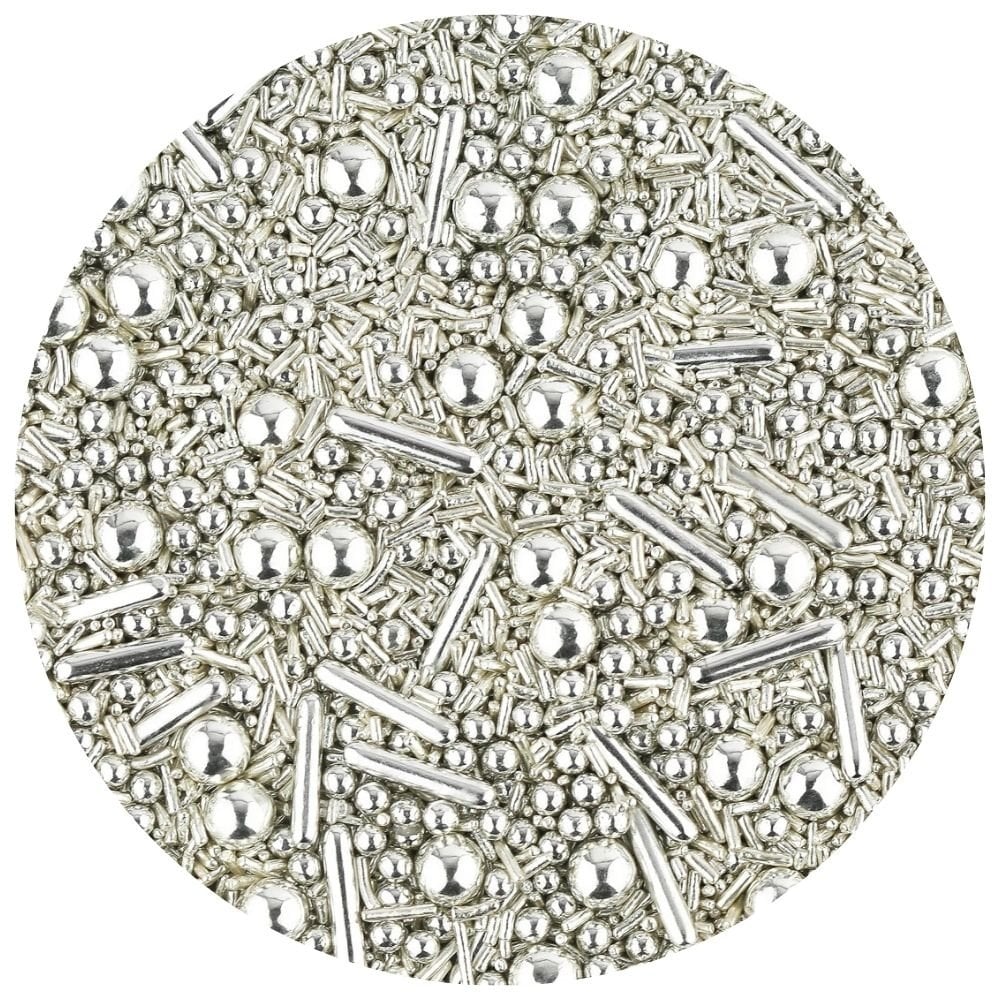 Silver Sprinkle Mix 90g