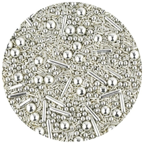 Silver Sprinkle Mix 90g