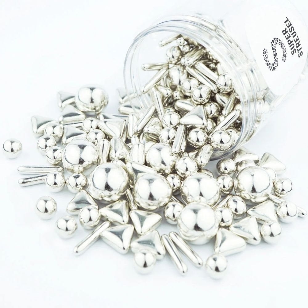 Silver Rods And Balls Mix 90g