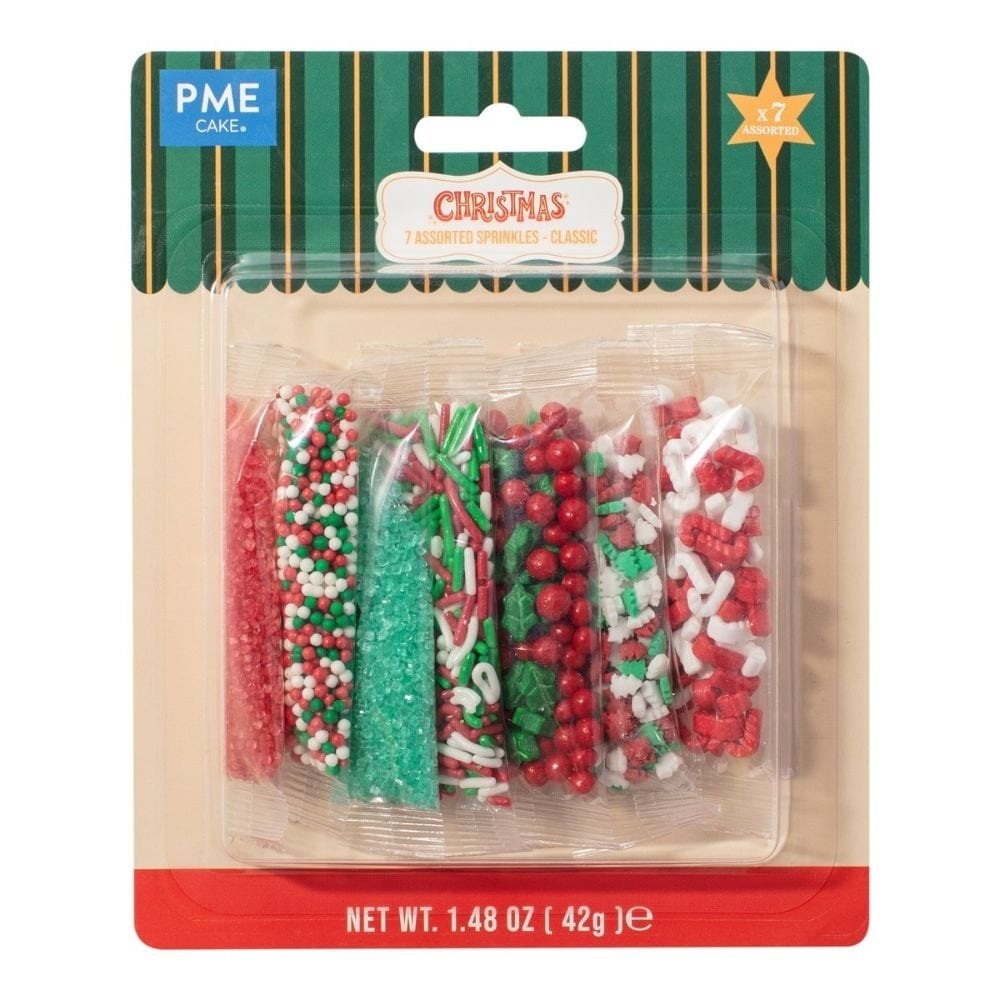 Classic Assorted Christmas Sprinkles 42g