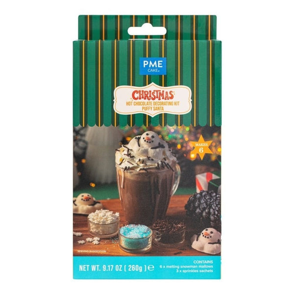 Melting Snowman Hot Chocolate Decorating Kit 260g