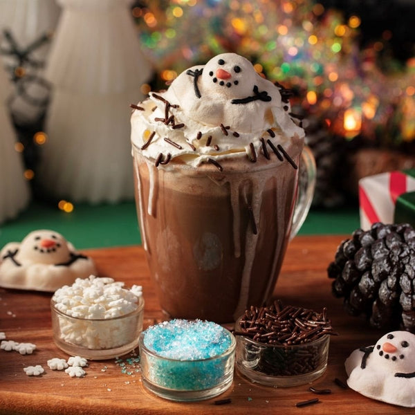 Melting Snowman Hot Chocolate Decorating Kit 260g
