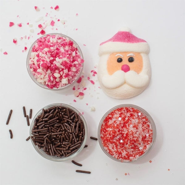 Puffy Santa Hot Chocolate Decorating Kit 260g