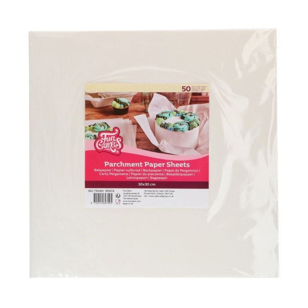 Square Parchment Paper Sheets x 50