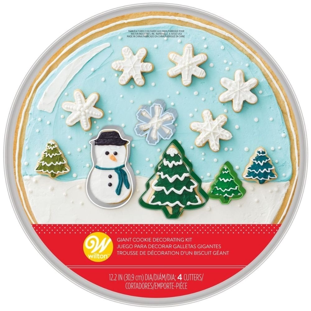 Snow Globe Cookie Pan & Cutter Kit Set Of 5