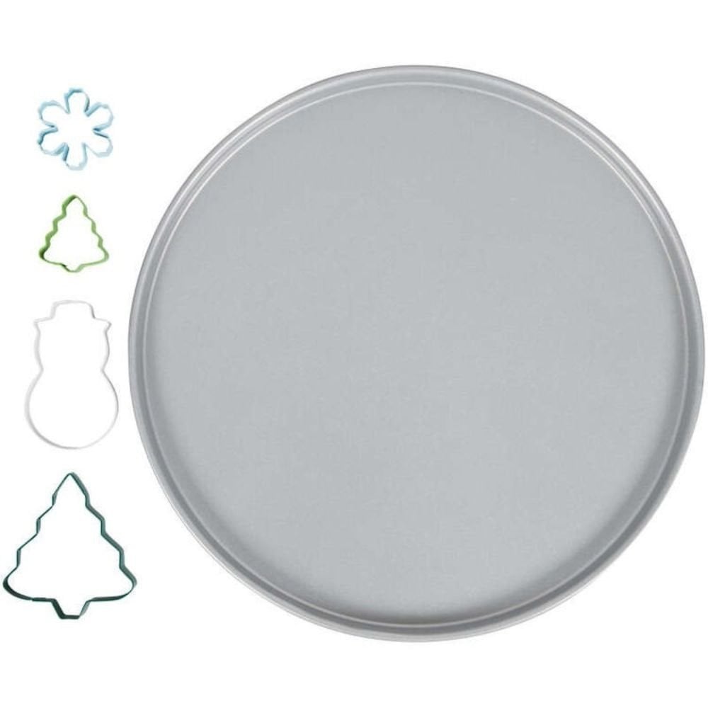 Snow Globe Cookie Pan & Cutter Kit Set Of 5