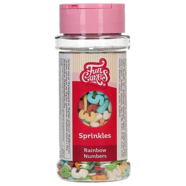 Rainbow Numbers Sprinkle Mix 50g
