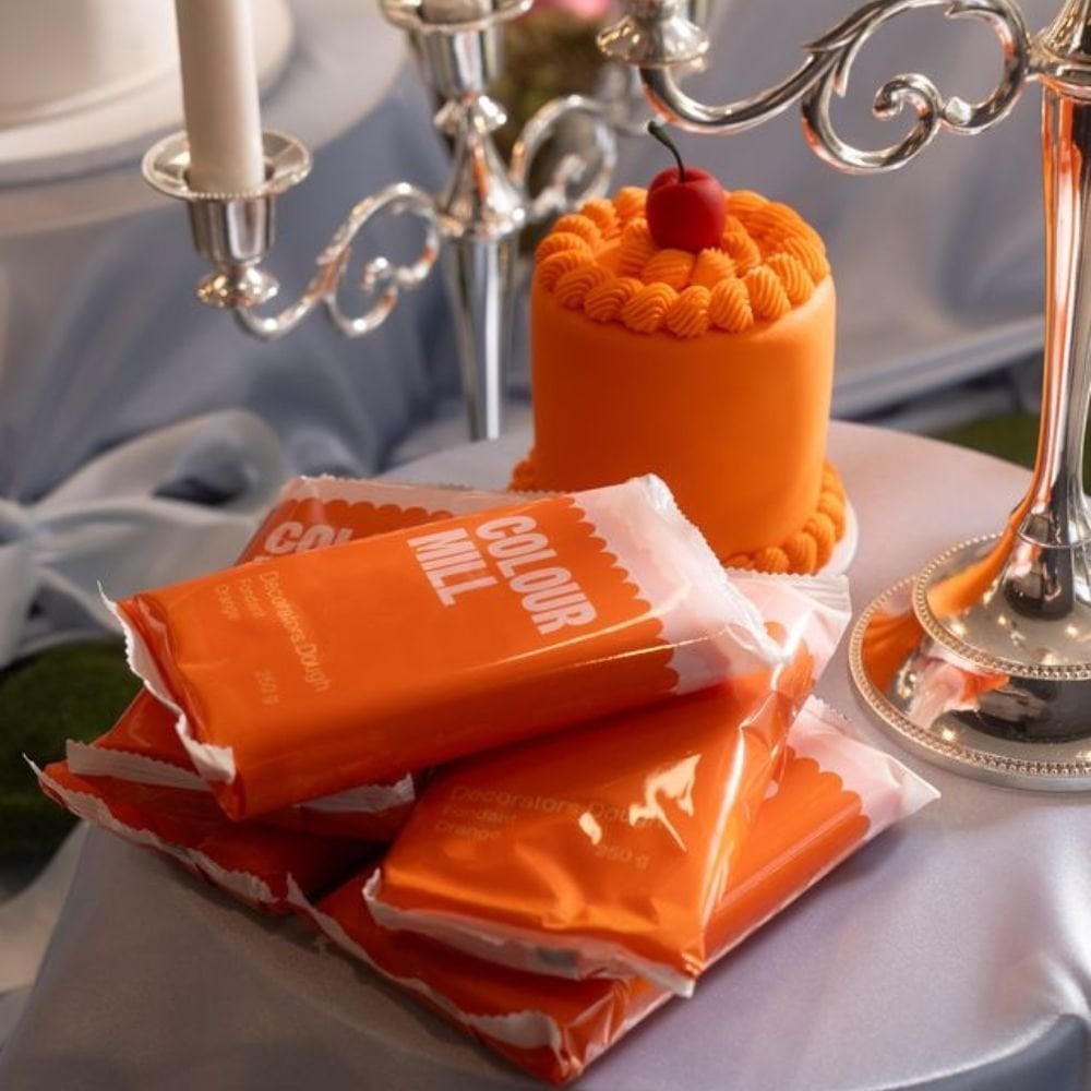 Orange Decorators Dough Fondant